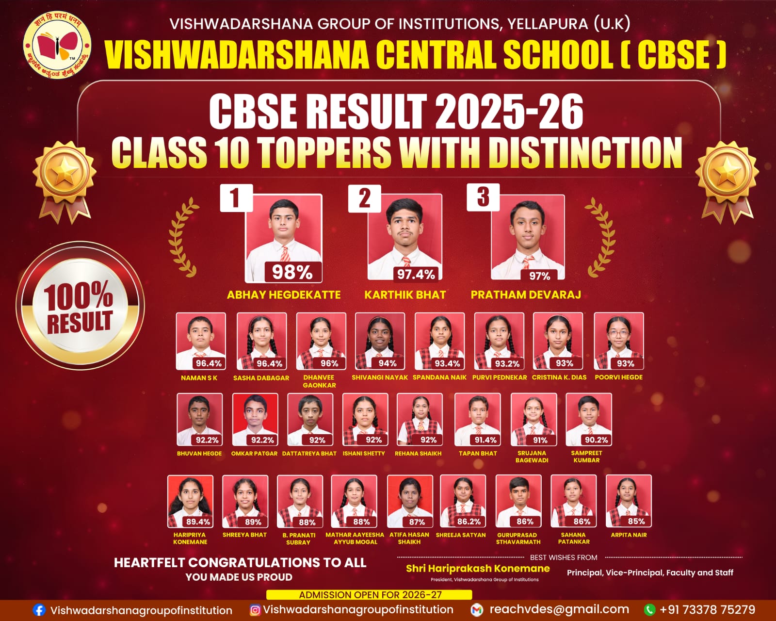 TOPPERS OF 2025-26